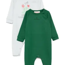 Комплект из двух ромперов с логотипом