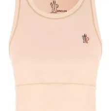 топ с нашивкой-логотипом