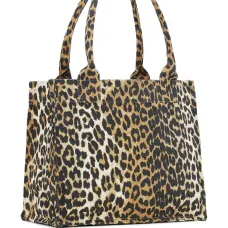 Сумка-тоут с леопардовым принтом