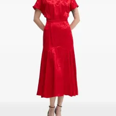 Платье миди с принтом Платье миди с принтом