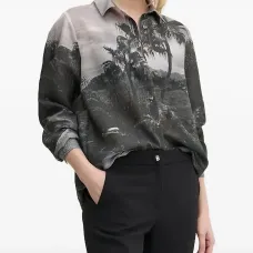 Рубашка с принтом Рубашка с принтом