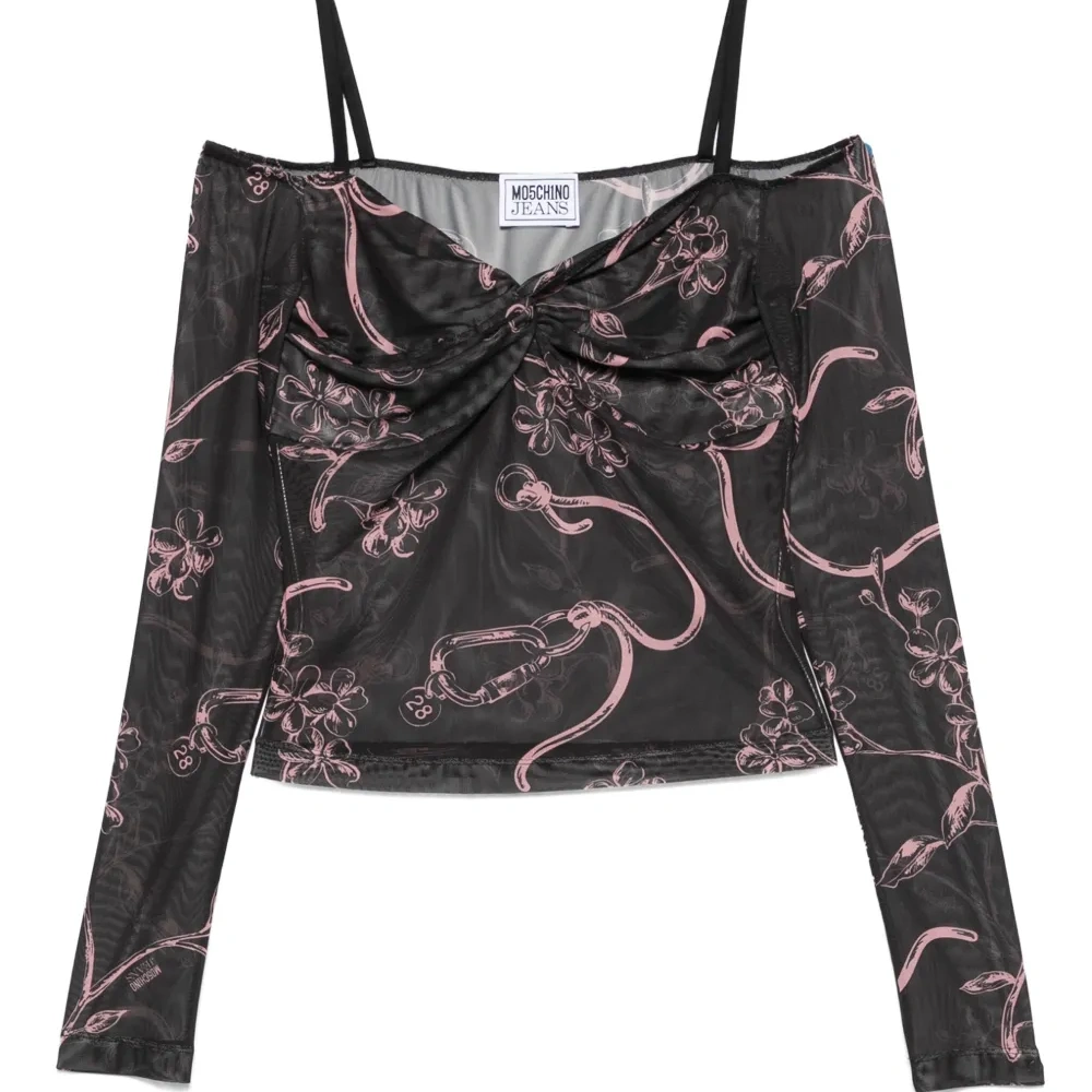 платье из тюля с цветочным принтом