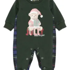 Клетчатая пижама с принтом