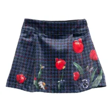 Юбка с цветочным принтом