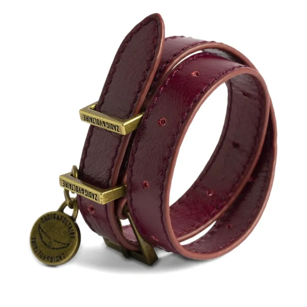 Браслет с пряжкой и декоративным шармом