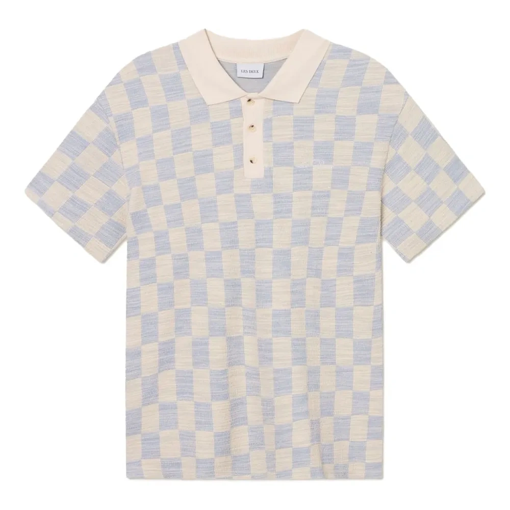 рубашка поло в клетку