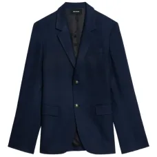 Однобортный пиджак с заостренными лацканами Однобортный пиджак с заостренными лацканами