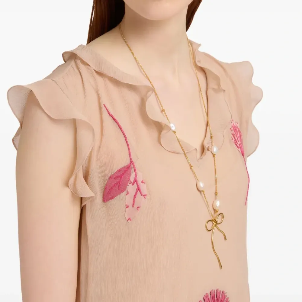 колье с жемчугом