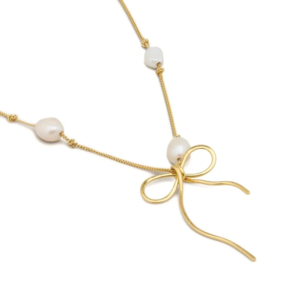 колье с жемчугом