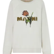 толстовка с цветочным принтом