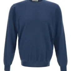 свитер с круглым вырезом