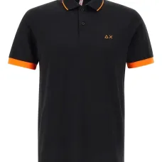 Рубашка поло с контрастным воротником