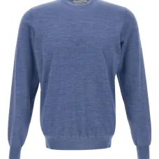 свитер с круглым вырезом