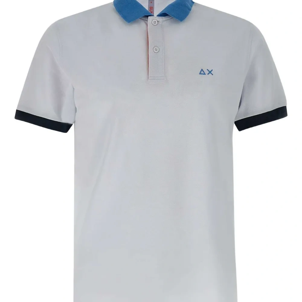 Рубашка поло с контрастным воротником