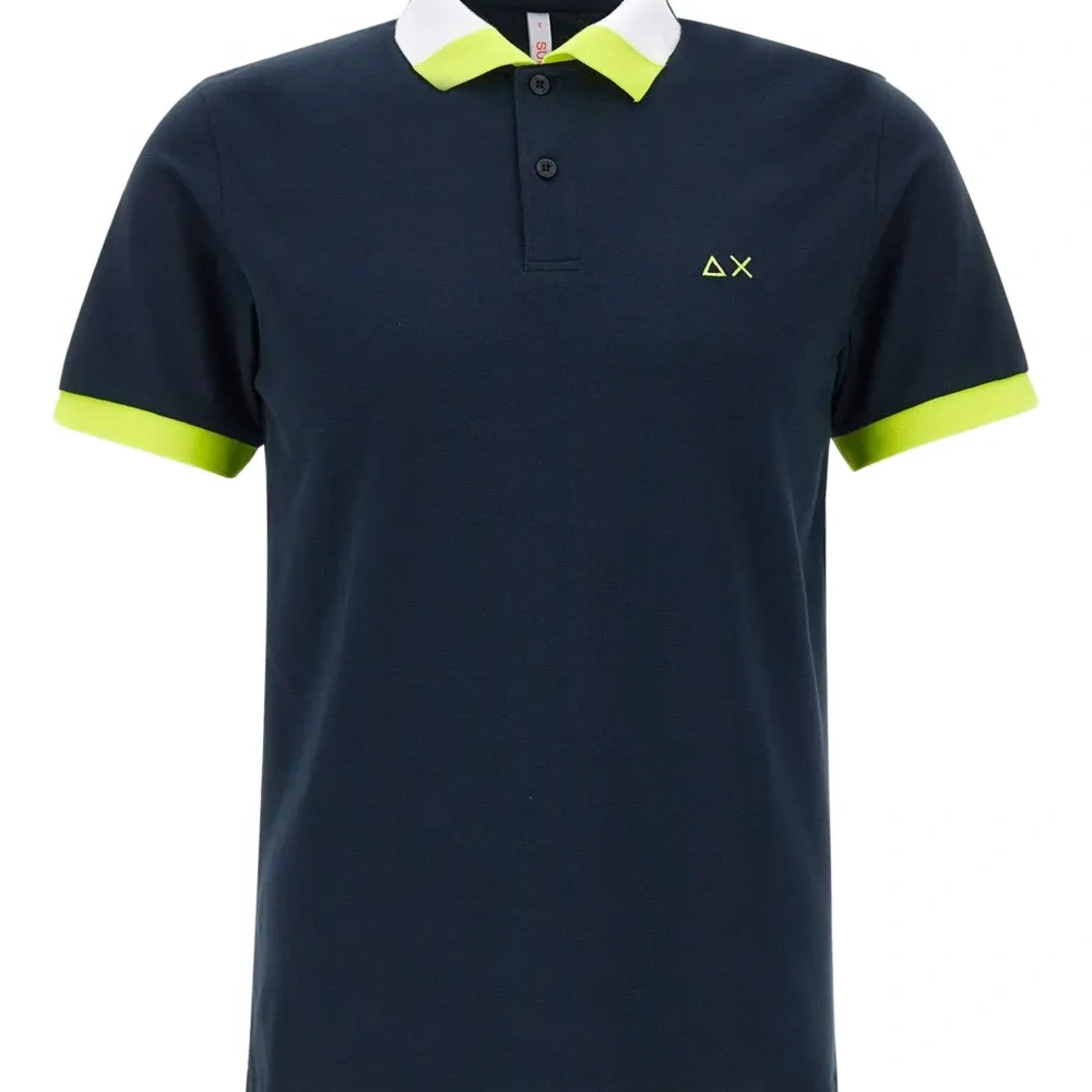 Рубашка поло в стиле колор-блок