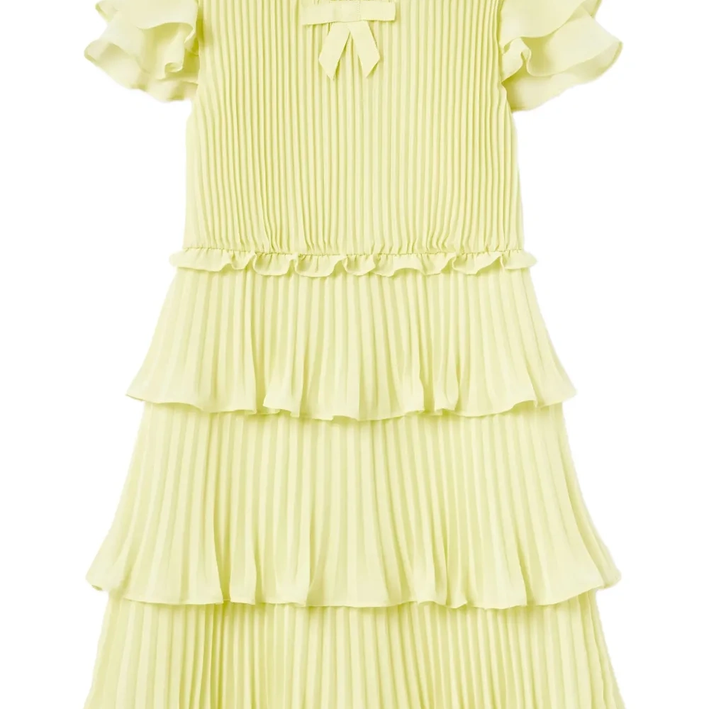 ярусное платье со складками