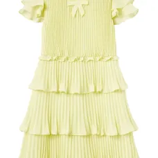 ярусное платье со складками