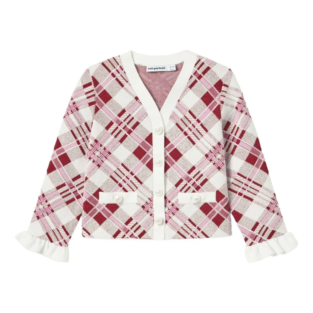 кардиган в клетку