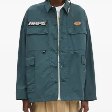 рубашка с карманами карго