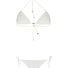 бикини в технике кроше с треугольными чашками бикини в технике кроше с треугольными чашками