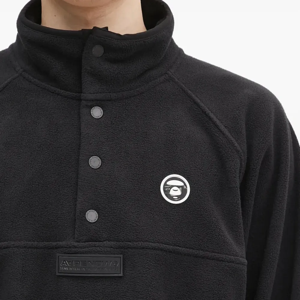 толстовка с планкой на пуговицах