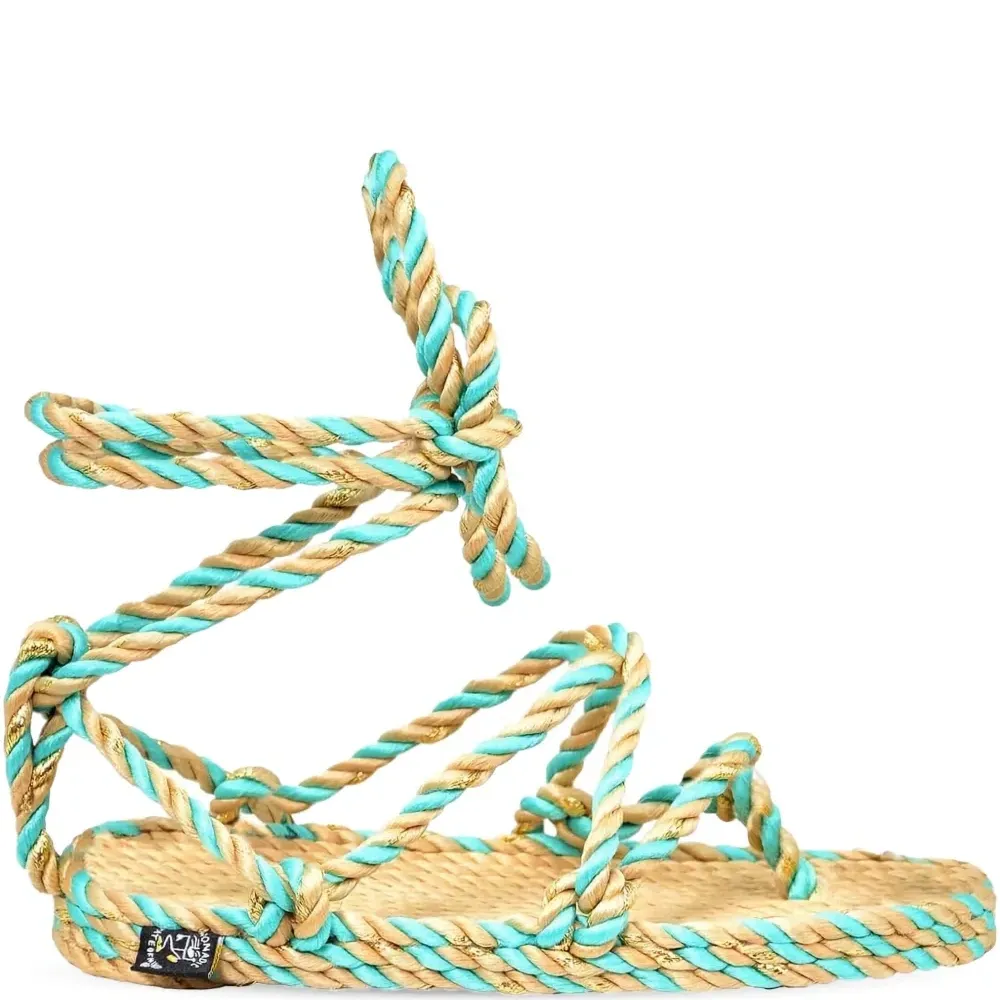 сандалии с завязками