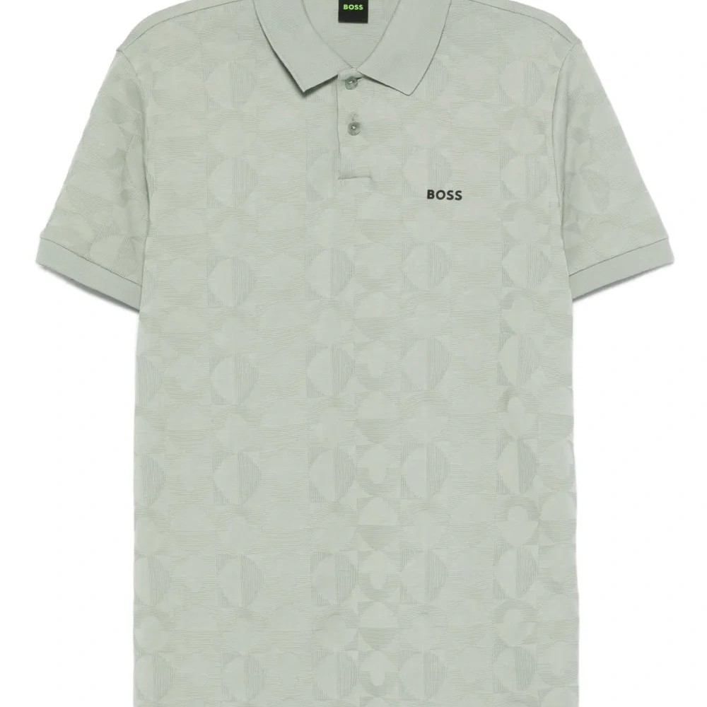 Рубашка поло с геометричным узором