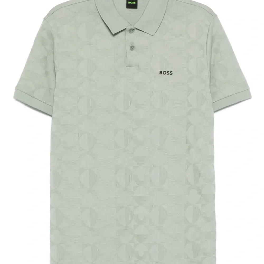 Рубашка поло с геометричным узором