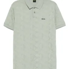 Рубашка поло с геометричным узором