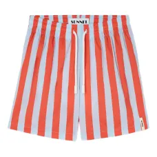 плавки-шорты в полоску