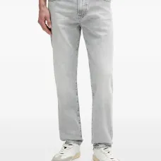 Джинсы с нашивкой-логотипом