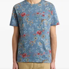 футболка с цветочным принтом