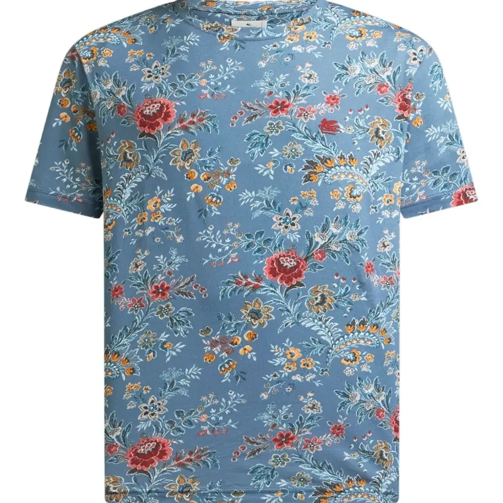 футболка с цветочным принтом