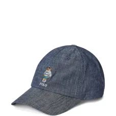 джинсовая кепка с вышивкой Polo Bear