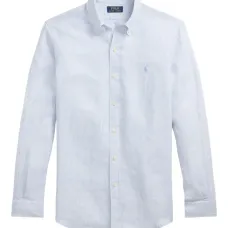 полосатая рубашка на пуговицах