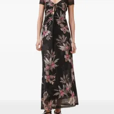 платье Gabby с кулиской и цветочным принтом платье Gabby с кулиской и цветочным принтом