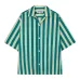 полосатая рубашка с короткими рукавами полосатая рубашка с короткими рукавами