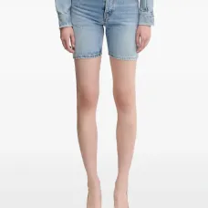 Шорты с эффектом потертости