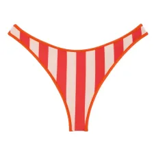 двусторонние плавки бикини в полоску