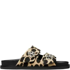 сандалии Turnlock Sport с леопардовым принтом