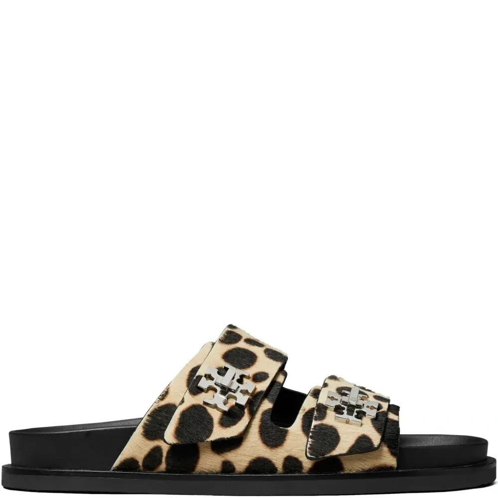 сандалии Turnlock Sport с леопардовым принтом