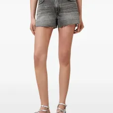 Джинсовые шорты Tate с бахромой Джинсовые шорты Tate с бахромой