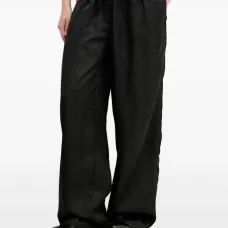 Широкие брюки с логотипом