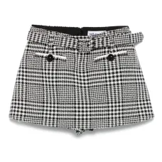 Юбка-шорты в ломаную клетку