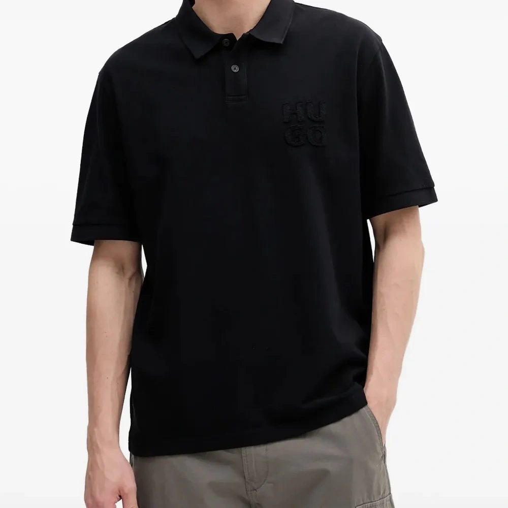 Рубашка поло с вышитым логотипом