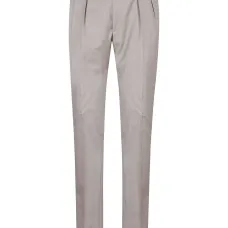 зауженные шерстяные брюки