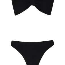 бикини с топом-бандо и бантом