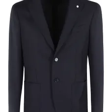 шерстяной жакет с заостренными лацканами шерстяной жакет с заостренными лацканами