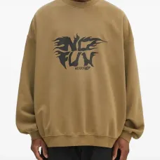 Толстовка с длинными рукавами и принтом