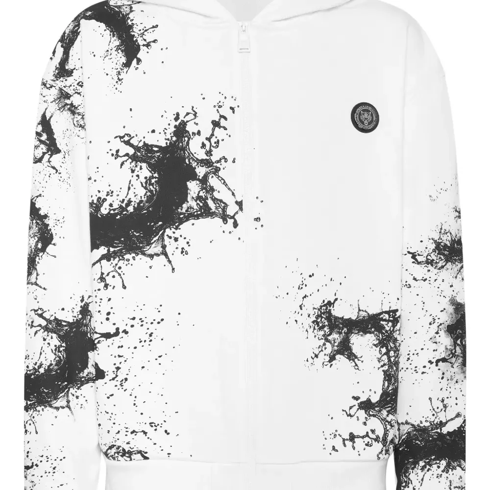 Худи на молнии с принтом Splash Худи на молнии с принтом Splash